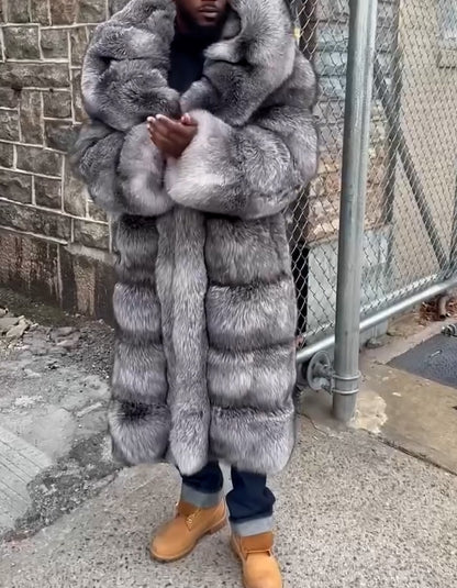Gray Warm Long Coat