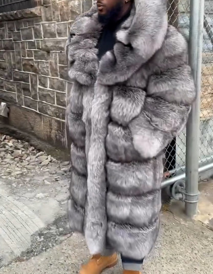Gray Warm Long Coat