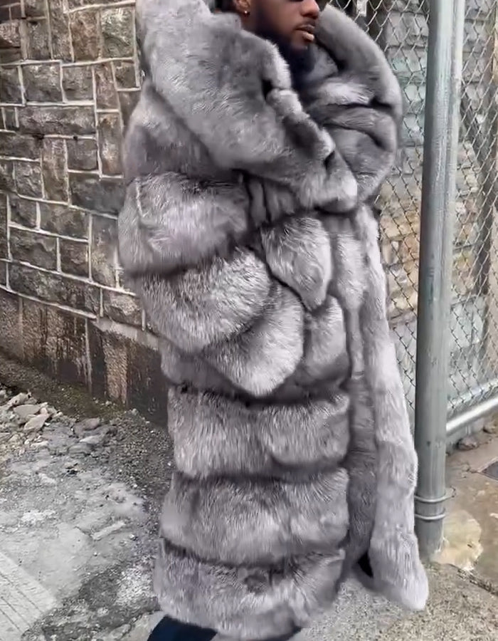 Gray Warm Long Coat