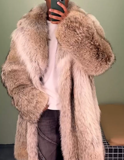 Beige Warm Casual Coat