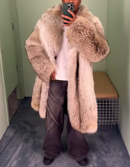 Beige Warm Casual Coat