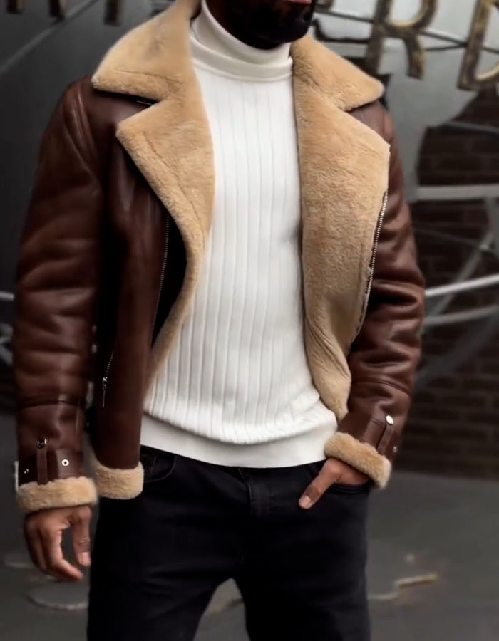 Brown Comfy Short Jacket