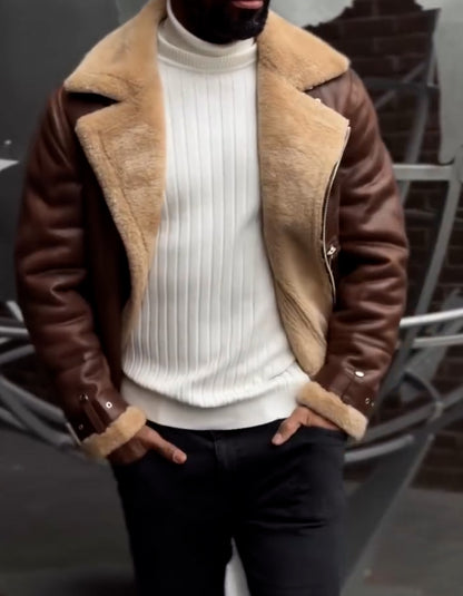 Brown Comfy Short Jacket