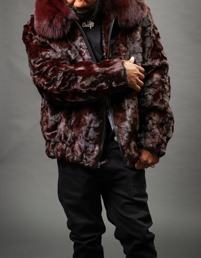 Wine Soft Casual Coat