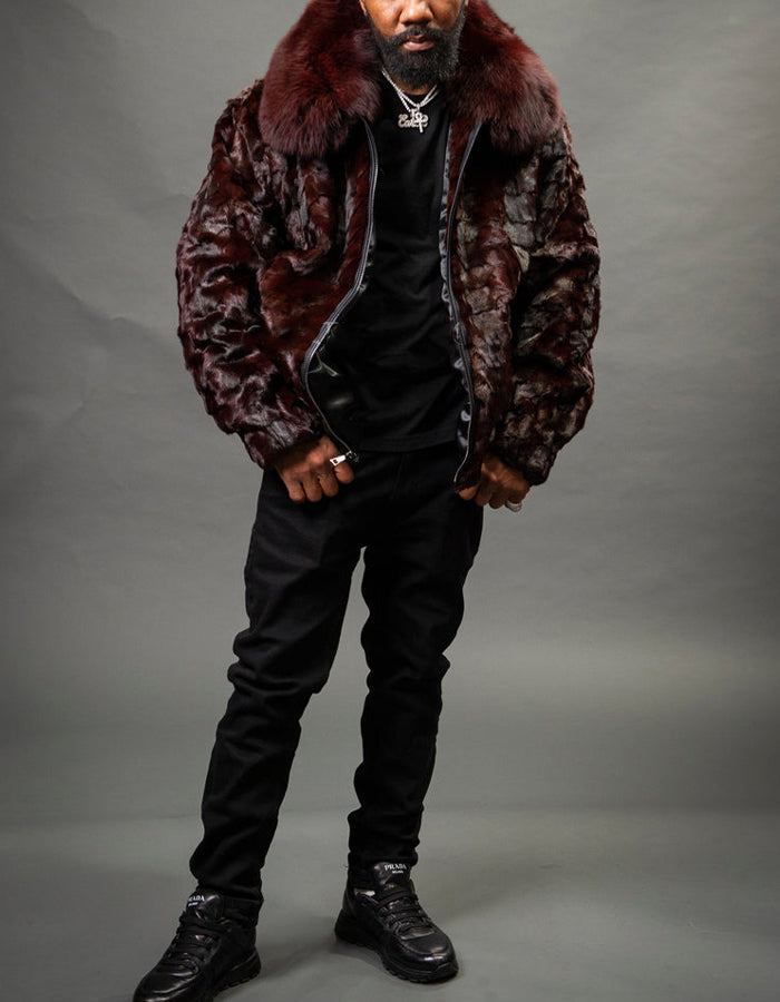 Wine Soft Casual Coat