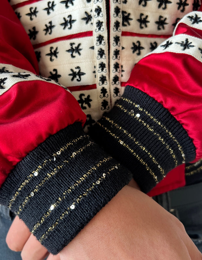 Red Casual Short Jacket