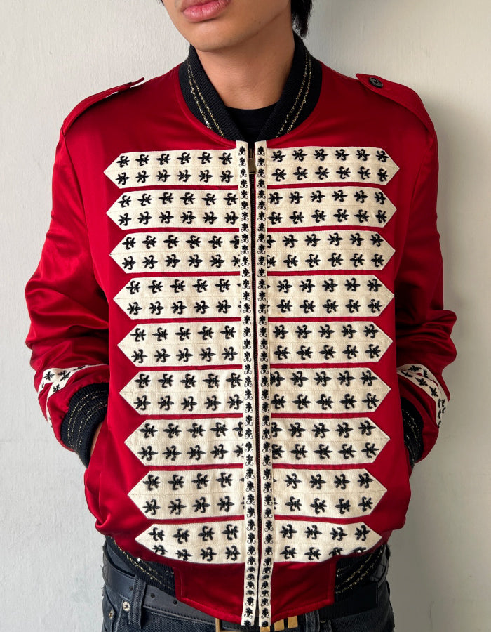 Red Casual Short Jacket