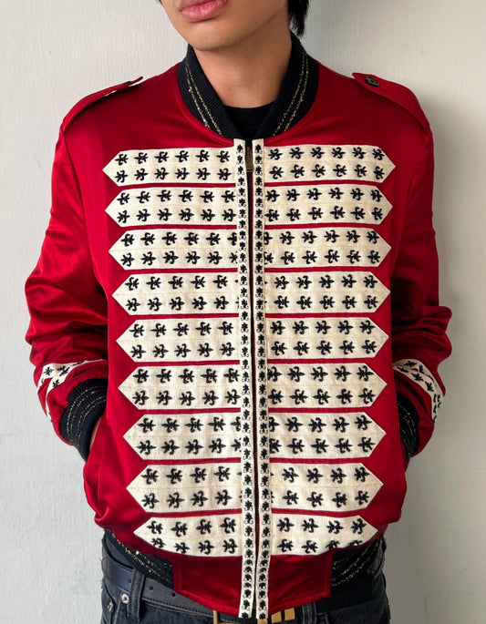 Red Casual Short Jacket