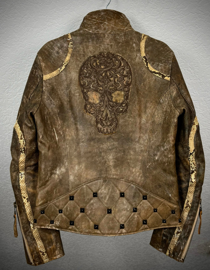 Brown Vintage Slim Jacket