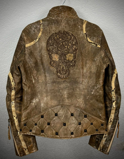 Brown Vintage Slim Jacket