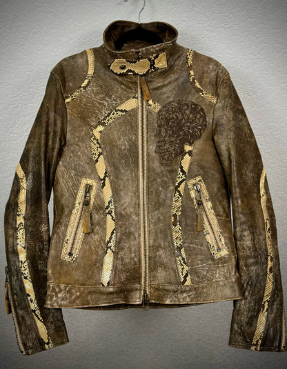 Brown Vintage Slim Jacket