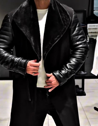 Black Slim Leather Jacket