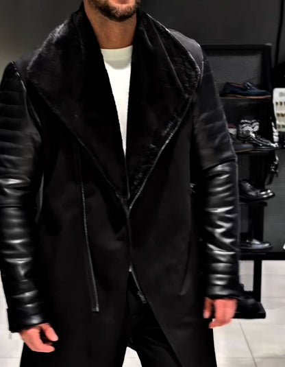 Black Slim Leather Jacket