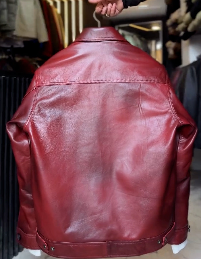 Leather Comfort Slim Jacket