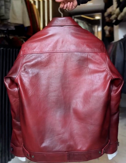 Leather Comfort Slim Jacket