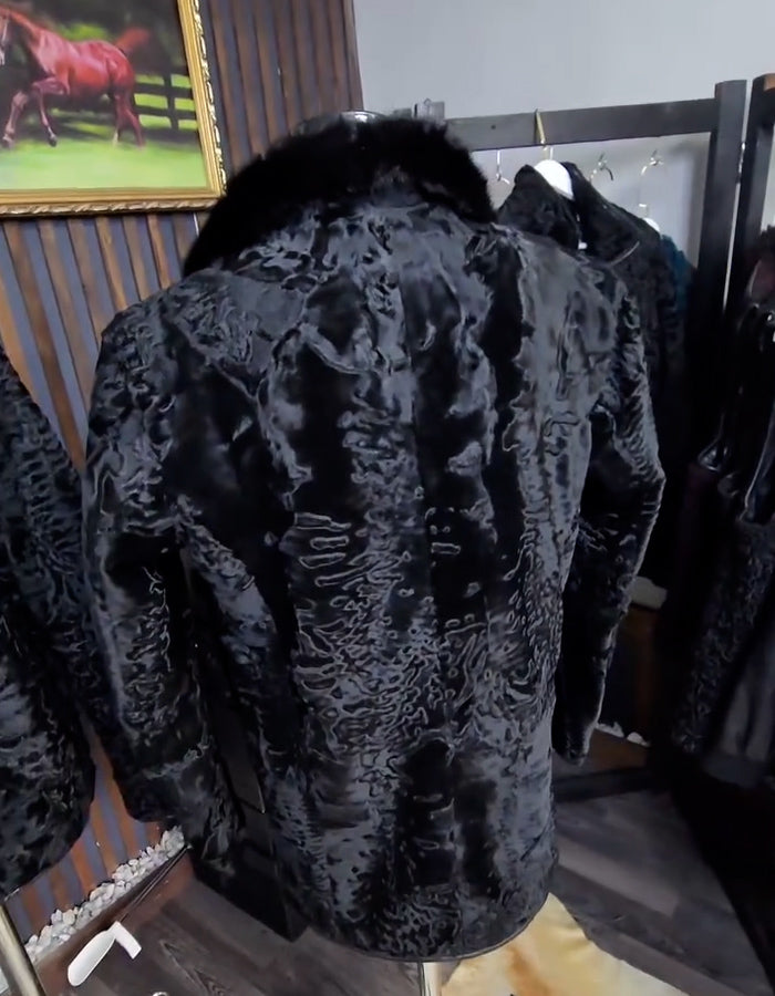 Black Suede Comfy Coat