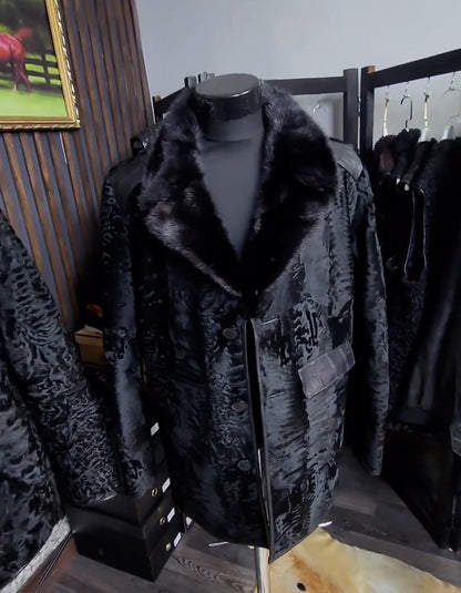 Black Suede Comfy Coat