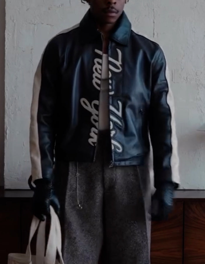 Blue Letter Casual Jacket