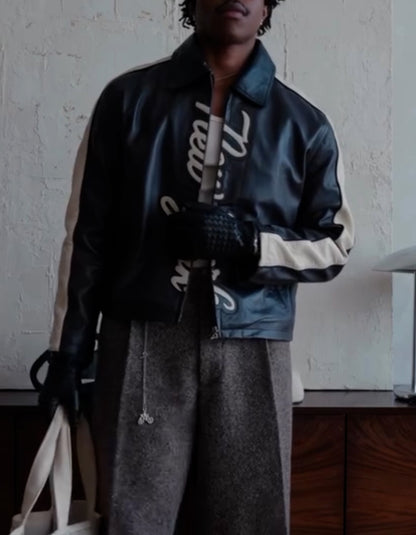 Blue Letter Casual Jacket