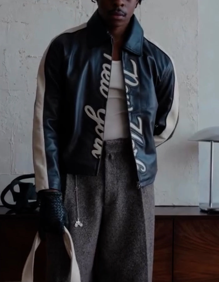 Blue Letter Casual Jacket