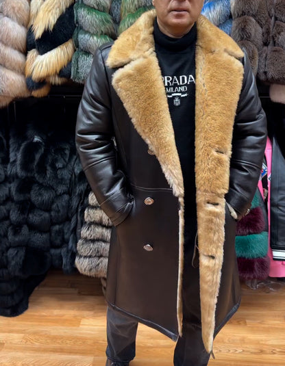 Black Fur Slim Jacket