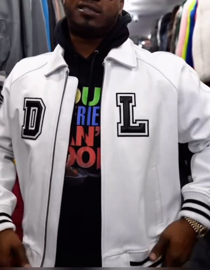 White DL Casual Jacket