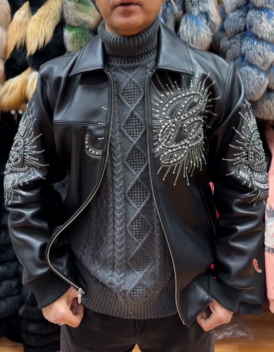 Black Rhinestone Jacket