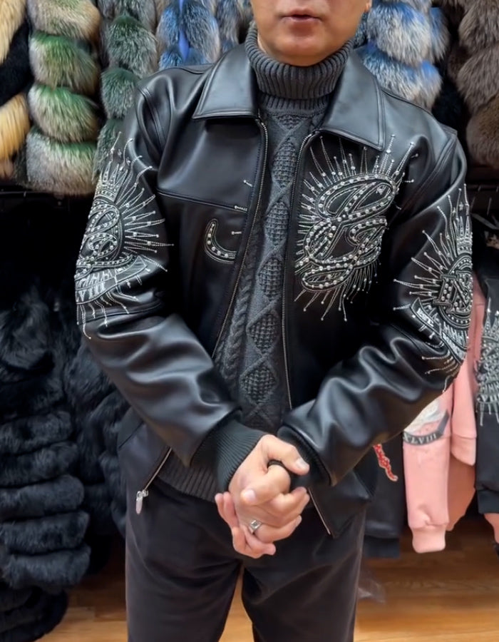 Black Rhinestone Jacket