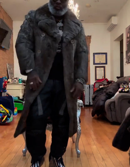 Gray Casual Warm Coat