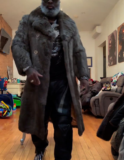 Gray Casual Warm Coat