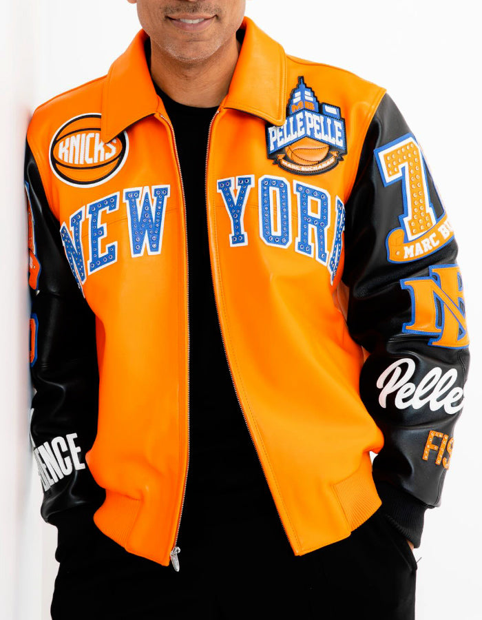 Bright Leather Casual Jacket