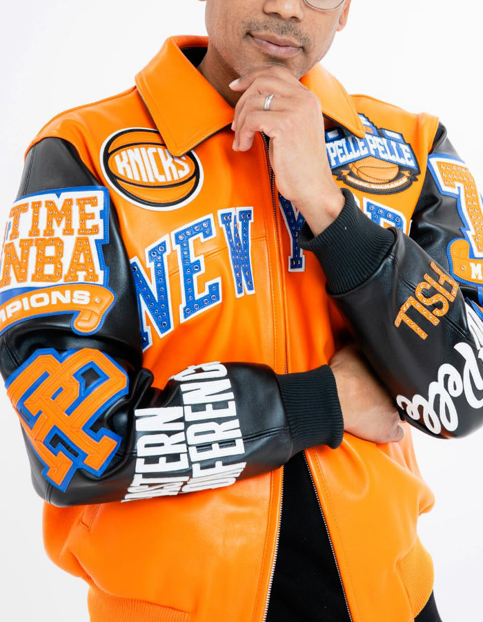 Bright Leather Casual Jacket