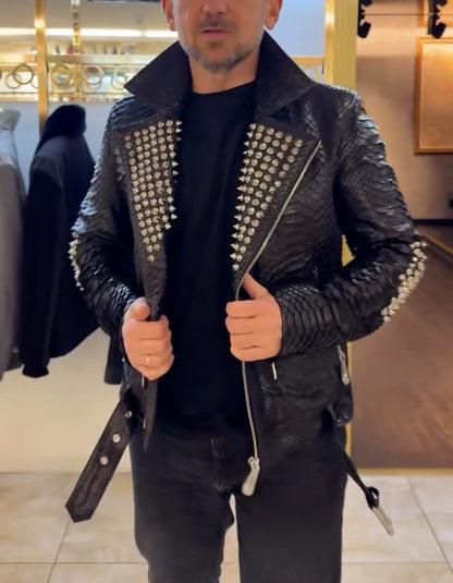 Black Studded Jacket