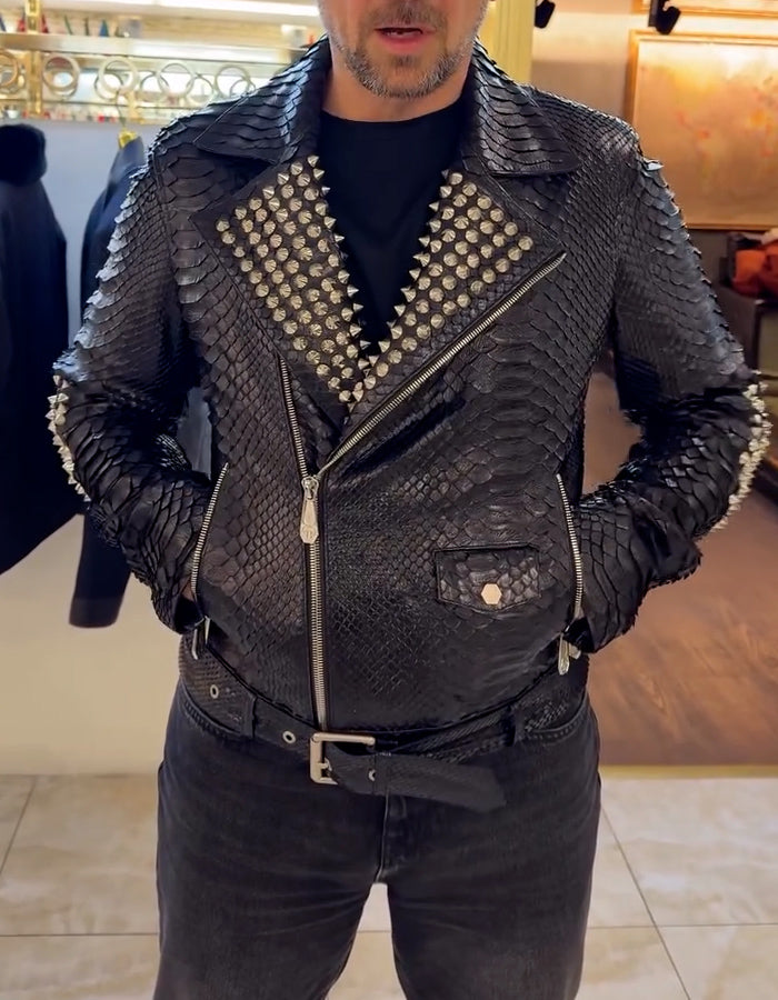 Black Studded Jacket