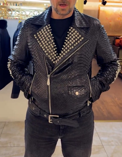 Black Studded Jacket
