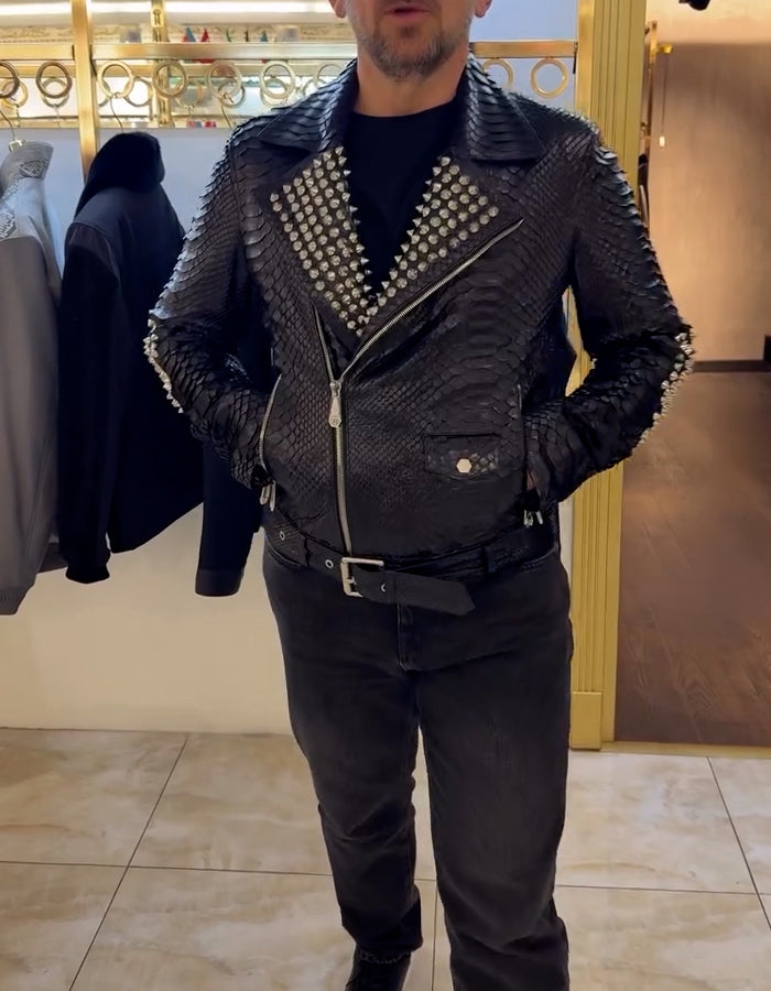 Black Studded Jacket